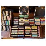 8-TRACK AND 45 RPM RECORD COLLECTION