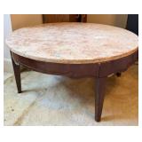 MARBLE TOP COFFEE TABLE