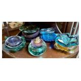 COLLECTION OF ART GLASS