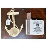 PAIR VINTAGE ADVERTISING