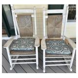 PAIR OF PORCH ROCKING CHAIRS