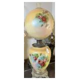 ANTIQUE GWTW BANQUET LAMP