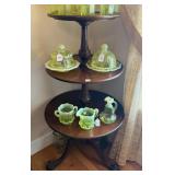 THREE TIER SERVING TABLE