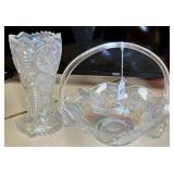 LE SMITCH IRRIDESCENT CARNIVAL GLASS