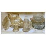 EAPG - PATTERN AND CUT GLASS COLLECTION