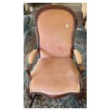 VICTORIAN WALNUT ROCKING CHAIR