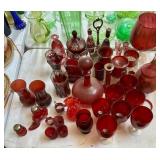 RUBY GLASS WARE COLLECTION