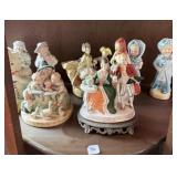 COLLECTION OF PORCELAIN FIGURINES