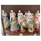 COLLECTION OF PORCELAIN FIGURINES