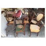 COLLECTION OF ANTIQUE CHAIRS
