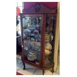 BOWED GLASS CHINA CABINET