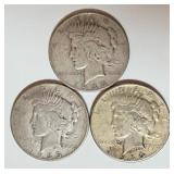 1935 PEACE SILVER DOLLARS
