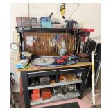 STACK-ON GARAGE WORKBENCH WITH CONTENTS TOOLS