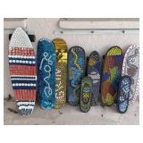 ARTIST EMBELLISHED MOSAIC SKATEBOARDS