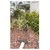 METAL GARDEN YARD BIRD SCULPTURE - 55"H