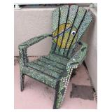 MOSAIC PATIO ADIRONDACK CHAIR