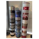 ARTIST EMBELLISHED NAUTICAL PYLONS - 60"H