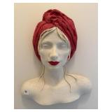 ARTIST SIGNED ART SCULPTURE OF A WOMAN - 16"