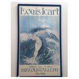 LOUIS ICART EXHIBITION POSTER FRAMED 22"X37"