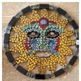 MOSAIC SUN SCULPTURE - 15"