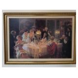 THE END OF DINNER - DINNER PARTY GICLEE - ALEXANDR