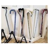 BEDAZZLED AND JEWELED ART - CANES