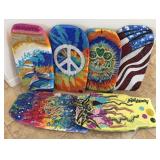 6 BEDAZZLED JEWELED SKIM BOOGIE BOARDS