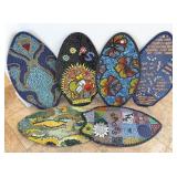 6 BEDAZZLED JEWELED SKIM BOOGIE BOARDS