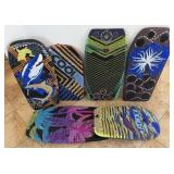 6 BEDAZZLED JEWELED SKIM BOOGIE BOARDS