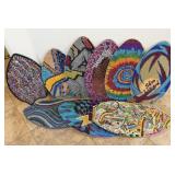 9 BEDAZZLED JEWELED SKIM BOOGIE BOARDS