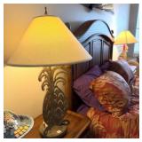 PAIR OF CONTEMPORARY LAMPS - 34"H