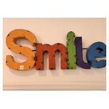 SMILE - METAL ART WORK - 30"W