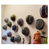 LOT OF ARTIST EMBELLSHED HARD HATS