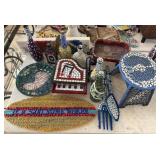 BEDAZZLED AND JEWELED ART SCULPTURES - MISC.