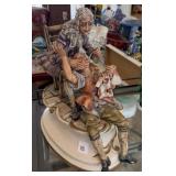DENTIST - CAPODIMONTE CERAMIC ART SCULPTURE - SIGN