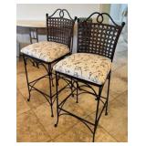 PAIR OF CONTEMPORARY BAR STOOLS