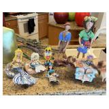 COLLECTION OF ARTIST POTTERY SCULPTURES - FIGURES