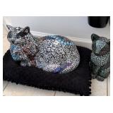 MOSAIC ART - EMBELLISHED CATS