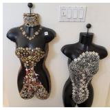 ARTIST EMBELLISHED FEMALE DRESS FORMS