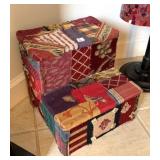 QUILTED BED STAIRS - 13"H