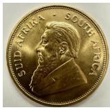 1982 S. AFRICA KRUGERRAND - ONE OUNCE GOLD