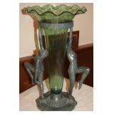 1928 ACR Emberger Patinated Metal Art Deco Nudes
