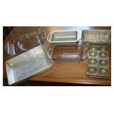 Bakeware Lot w/ Pyrex Glass, NordicWare +