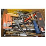 Flat Full of Hand Tools: Pliers, Hammer, Parts+