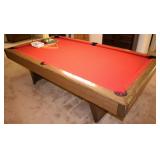 Vtg Brunswick Windsor Pool / Billiards Table w/
