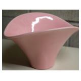 MCM Miramar of CA Art Pottery Pink Fluted Vase