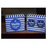 (2) Vtg Woolite Advertising Boxes - Full
