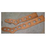 (2) Vintage Wooden Sock Stretchers 26 - 33.5L