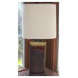 Contempo Glazed Ceramic Table Lamp w/Shade