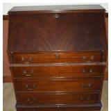 Antique Drop Front 4 Drawer Ladies Writing Desk 35
